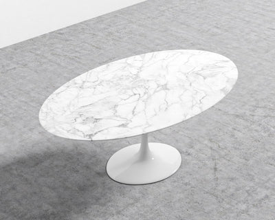 ROVECONCEPTS Tulip Table Oval - Carrara