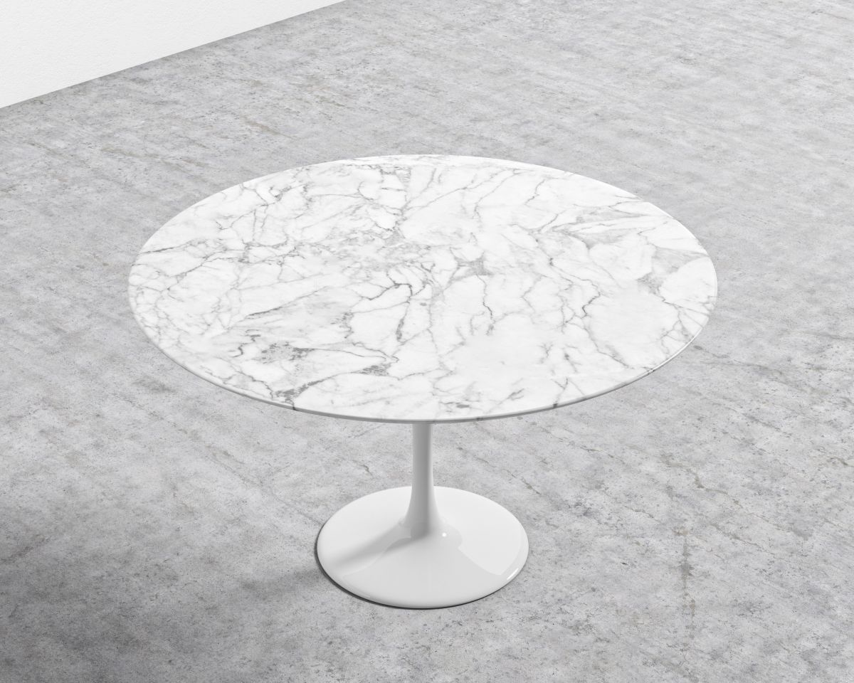 ROVECONCEPTS Tulip Table Round - Carrara