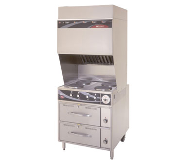 Wells WV4HFRW Ventless Cooking System | Drawer Warmer Base