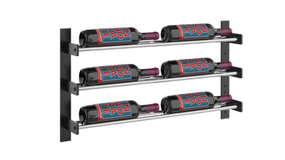 Evolution Wine Wall 15 2C Wall Mounted Metal Wine Rack