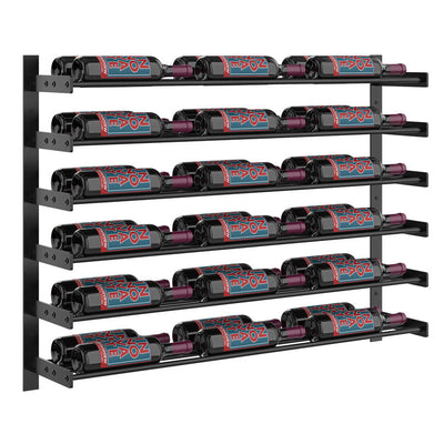 Evolution Wine Wall wall mounted metal wine rack system