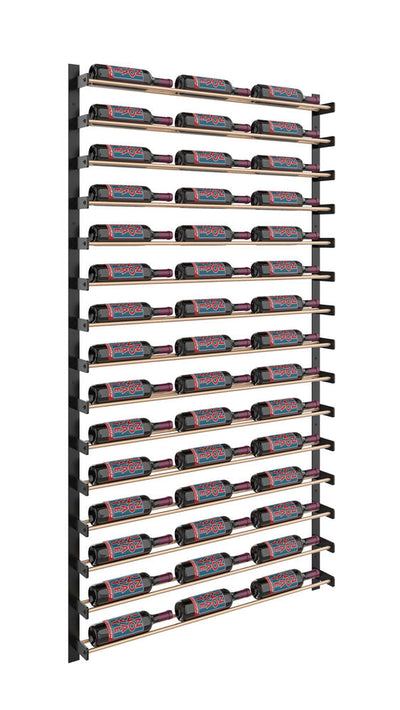 Evolution Wine Wall wall mounted metal wine rack system