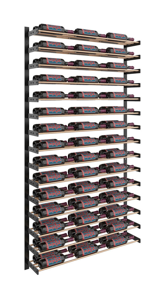 Evolution Wine Wall wall mounted metal wine rack system