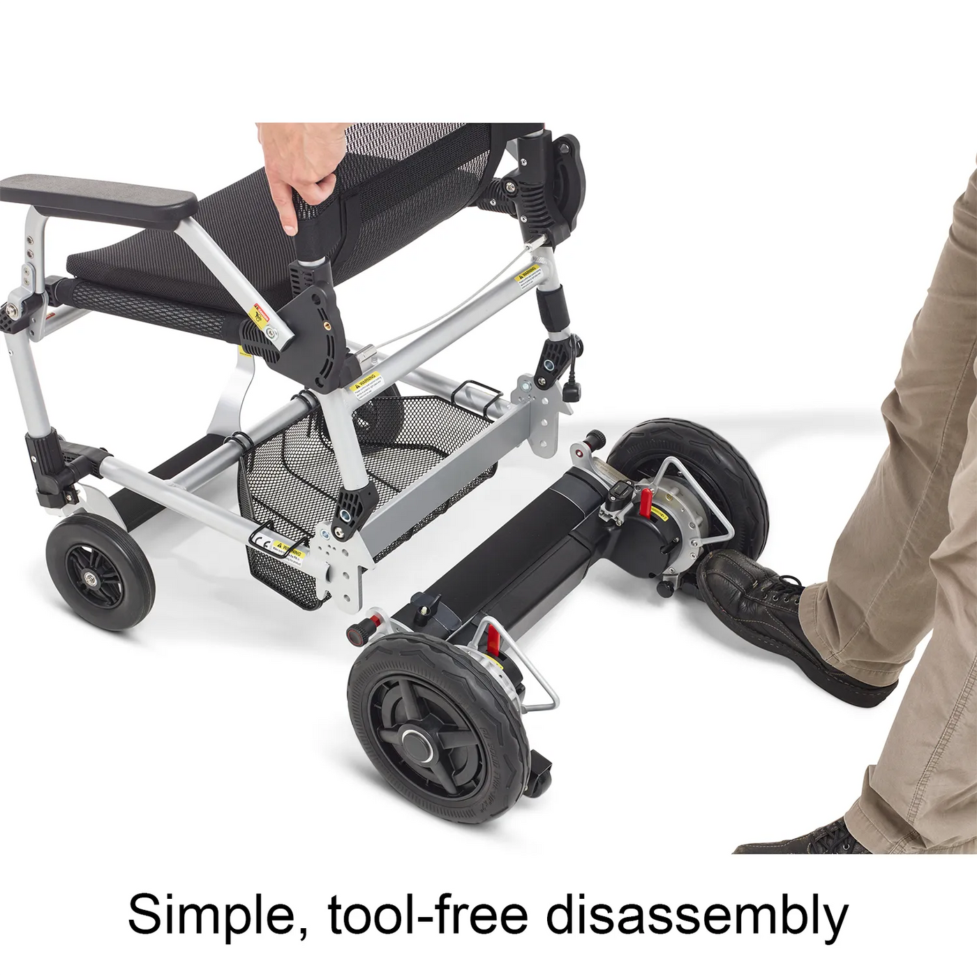 Journey Health & Lifestyle Journey Zoomer® Folding Power Chair Left- or Right-handed Control 08360 BLU RGT