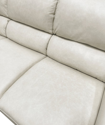 ACME Edrice Loveseat , Ice Gray Top Grain Leather LV02201