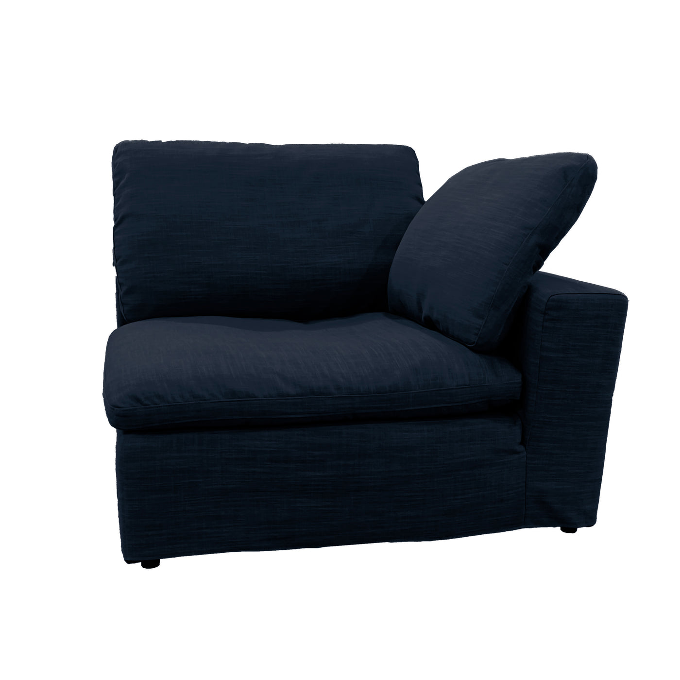 Harper Luxe Navy Sectional - 5 seat Configuration