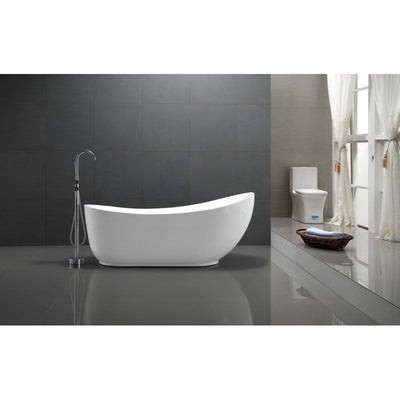 ANZZI Talyah Series 5.92 ft. Freestanding Bathtub FT-AZ090