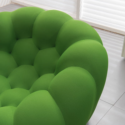 [VIDEO provided]74.8'' Modern bubble floor couch for living room,green