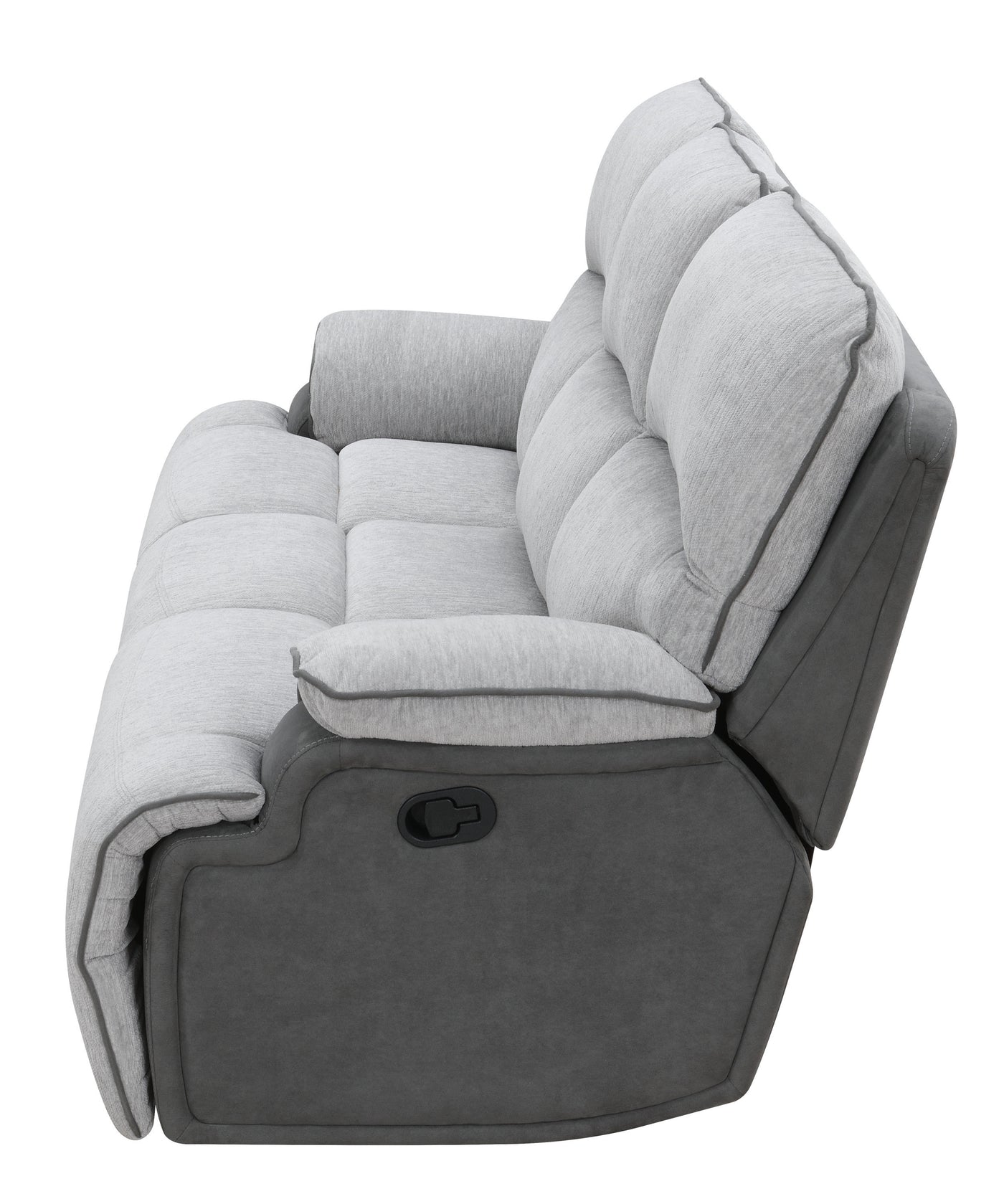 Cyprus - 3 Piece Reclining Living Room Set - Gray