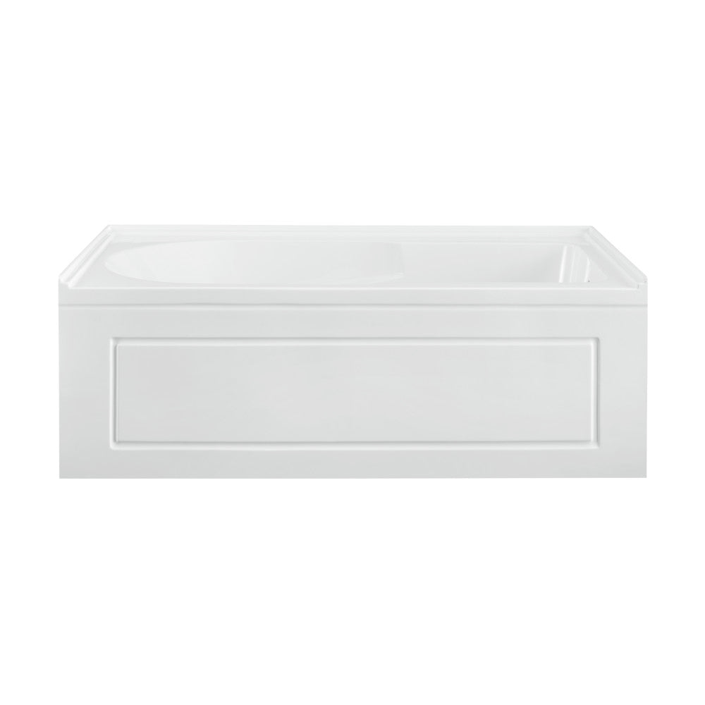 Swiss Madison Concorde 60" x 32" Acrylic Glossy White, Alcove, Integral, Right-Hand Drain, Apron Bathtub SM-AB560