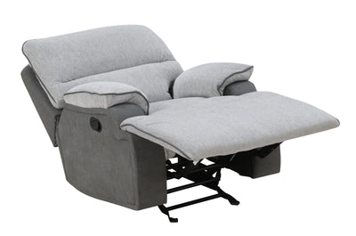 Cyprus - 3 Piece Reclining Living Room Set - Gray