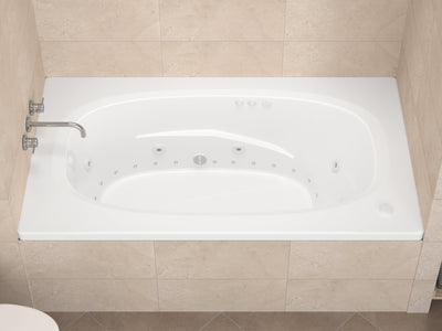 Atlantis Whirlpools Polaris 36 x 66 Rectangular Air & Whirlpool Jetted Bathtub 3666PDR