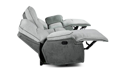 Cyprus - 3 Piece Reclining Living Room Set - Gray