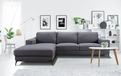 CARLO LAF SECTIONAL - GRAY