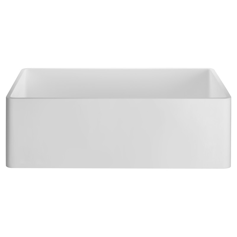 ANZZI Roine Farmhouse Reversible Apron Front Solid Surface 30 in. Single Basin Kitchen Sink K-AZ225-1A