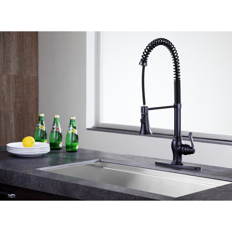 ANZZI Bastion Single Handle Standard Kitchen Faucet KF-AZ209ORB