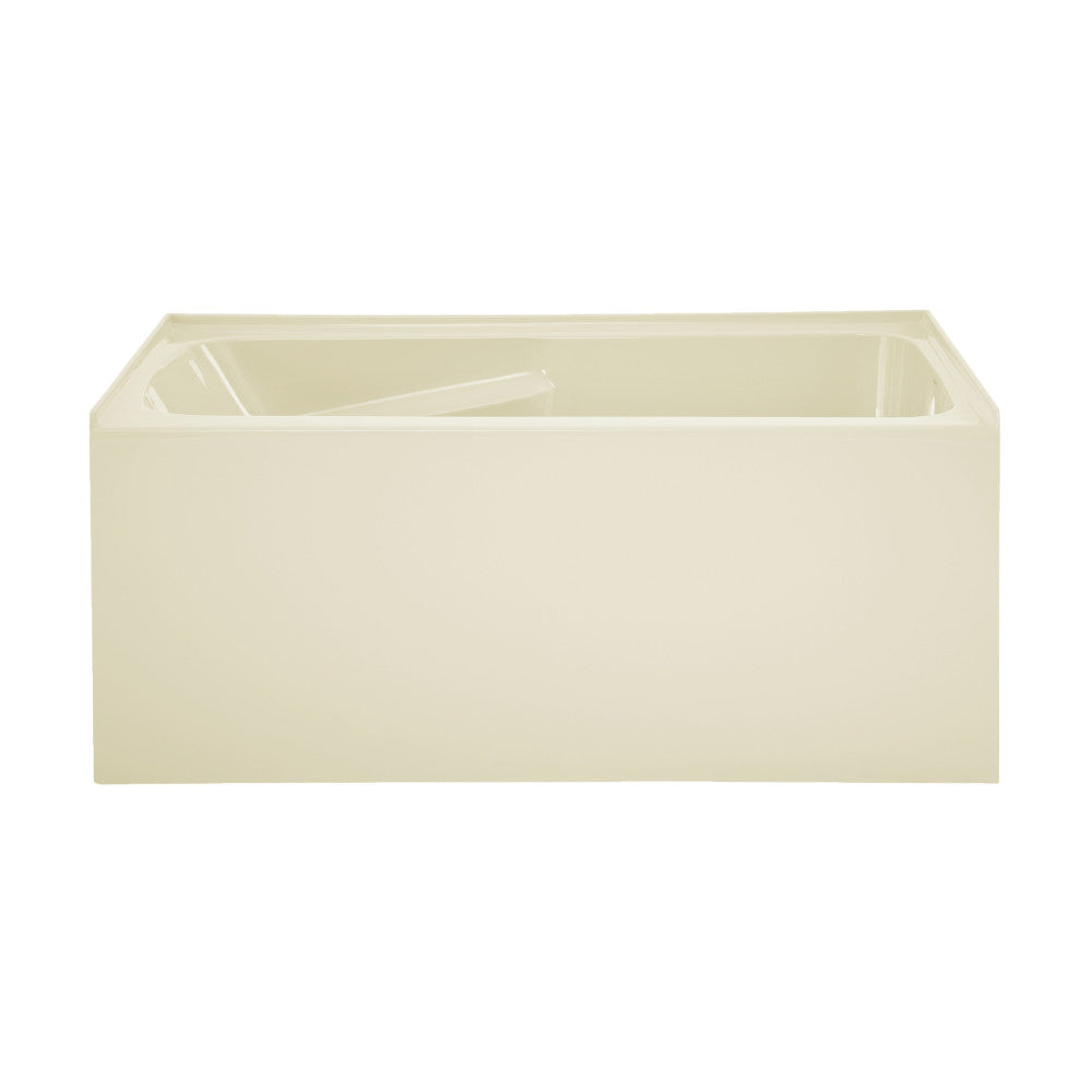 Swiss Madison Voltaire 54" x 30" Right-Hand Drain Alcove Bathtub with Apron in Bisque SM-AB550BQ