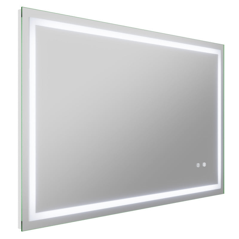 ANZZI 30-in. x 48-in. Frameless LED Front/Back Light Bathroom Mirror w/Defogger BA-LMDFX022AL