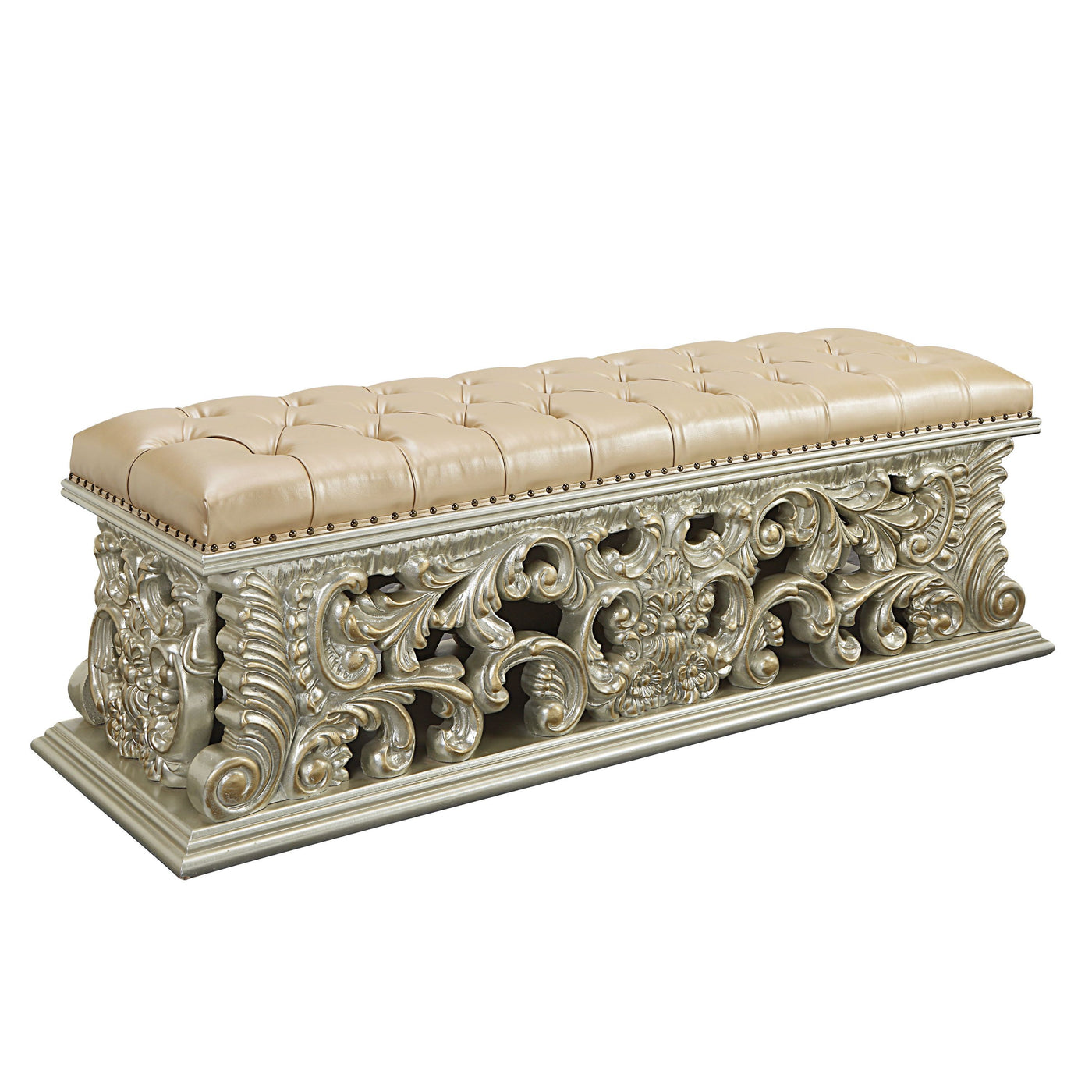 ACME Sorina BENCH Antique Gold Finish BD01246