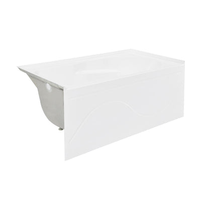 Swiss Madison Ivy 48'' x 32" Bathtub with Apron Left Hand Drain in White SM-AB522