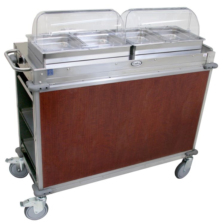 Cadco Food Service Cart - 2 Bays CBC-HH