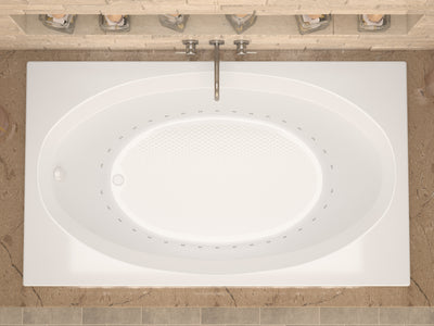 Atlantis Whirlpools Vogue 42 x 60 Rectangular Soaking Bathtub 4260VS