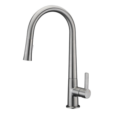 Orbital Single Handle Pull-Down Sprayer Kitchen Faucet in Brushed Nickel KF-AZ186BN