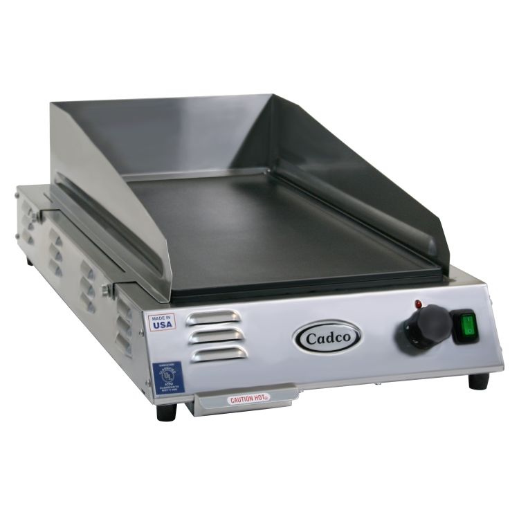 Cadco MEDIUM-DUTY Countertop Griddle (Front to Back) CG-5FB