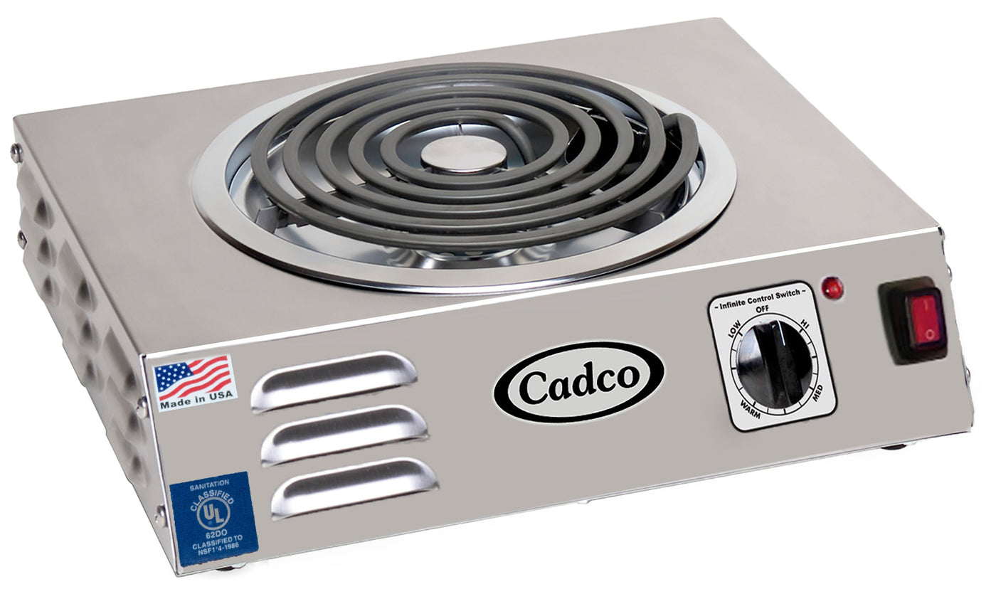 Cadco Hot Plate (Single, with Tubular Element) 120V CSR-3T