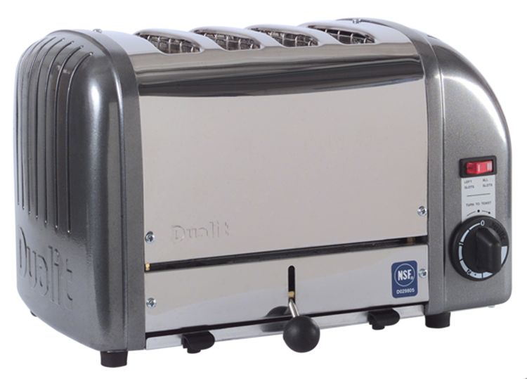 Cadco 4-Slot Model Standard Toaster, 220v CTW-4M (220)