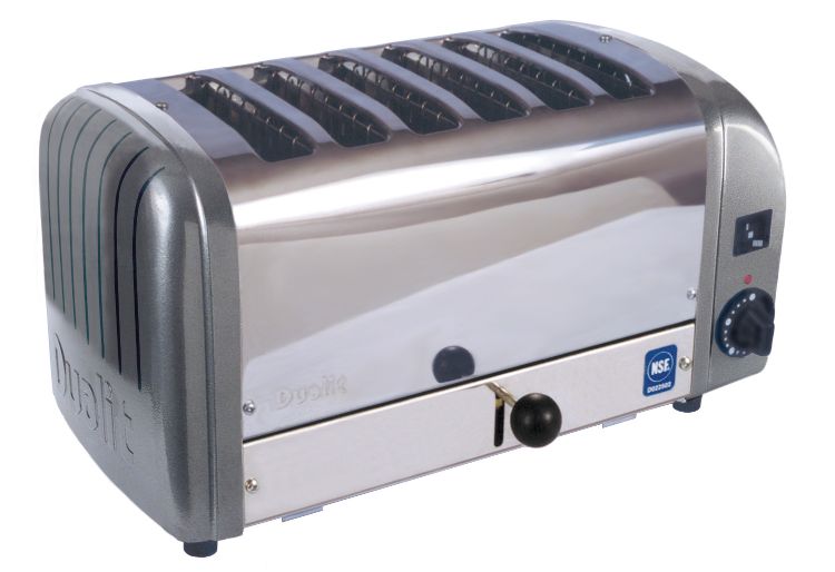 Cadco 6-Slot Model Standard Toaster, 220v CTW-6M (220)