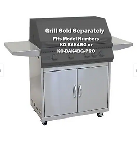 Kokomo Grills 4 Burner Grill Cart_KO-BAK4BG-C