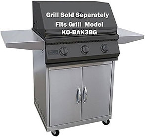 Kokomo Grills 3 Burner Grill Cart_KO-BAK3BG-C