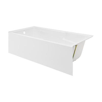 Swiss Madison Voltaire 72" x 36" Left-Hand Drain Alcove Bathtub with Apron and Armrest SM-AB556