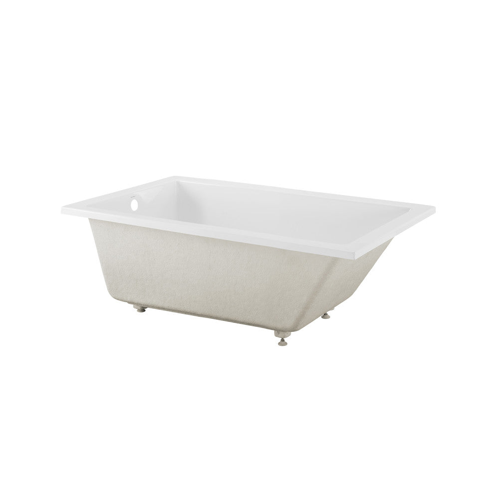 Swiss Madison Voltaire 60" x 36" Reversible Drain Drop-In Bathtub SM-DB570