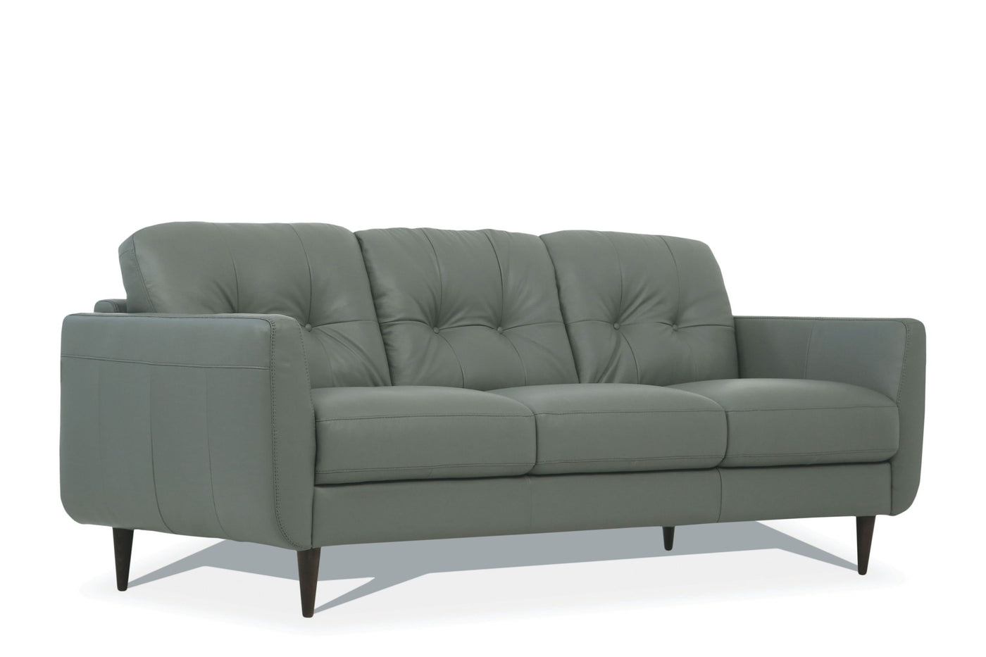 ACME Radwan Sofa, Pesto Green Leather 54960