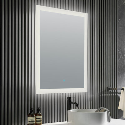 BA-LMDFX003AL - ANZZI Olympus 36 in. x 24 in. Frameless LED Bathroom Mirror