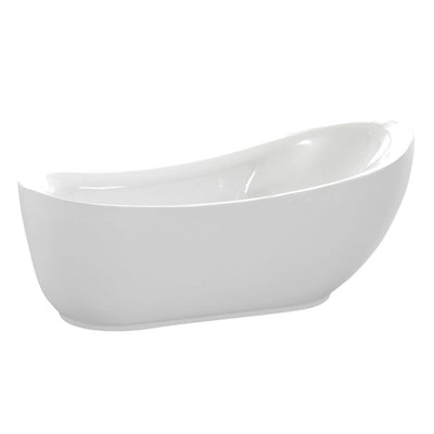 FT-AZ090 - ANZZI Talyah Series 5.92 ft. Freestanding Bathtub in White