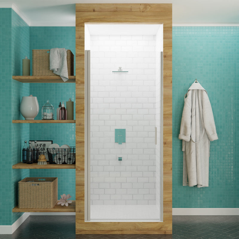 ANZZI Lancer 29 in. x 72 in. Semi-Frameless Shower Door with TSUNAMI GUARD SD-AZ051-02CH