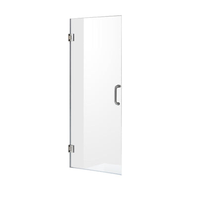 ANZZI Passion Series 30 in. by 72 in. Frameless Hinged Shower Door with Handle SD-AZ8075-02BG