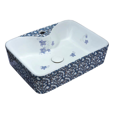 ANZZI Cotta Series Ceramic Vessel Sink in Blue LS-AZ273