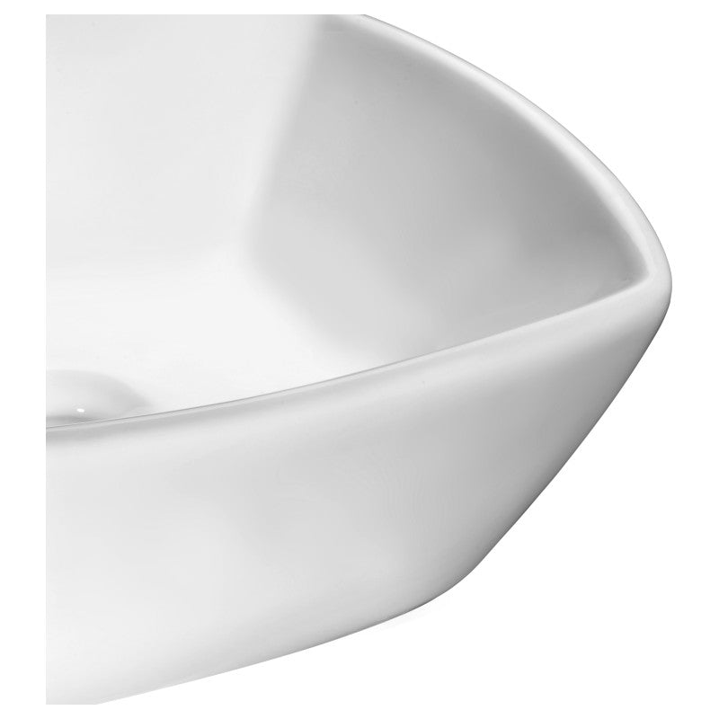 ANZZI Deux Series Ceramic Vessel Sink in White LS-AZ119