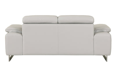 Global United Top Grain Italian Leather Loveseat