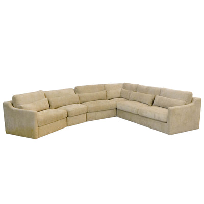 Hampshire Unbleached Linen Modular 6 Piece Sectional