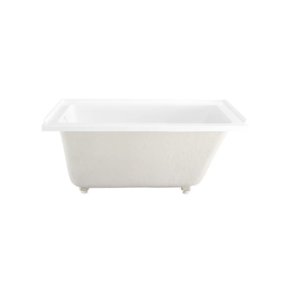 Swiss Madison Voltaire 54" x 30" Acrylic Glossy White, Alcove, Integral Left-Hand Drain, Bathtub SM-AB562