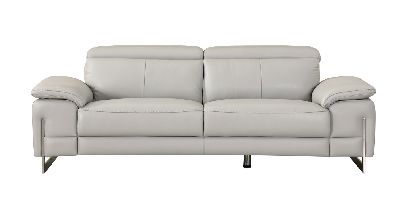 Global United Top Grain Italian Leather Sofa