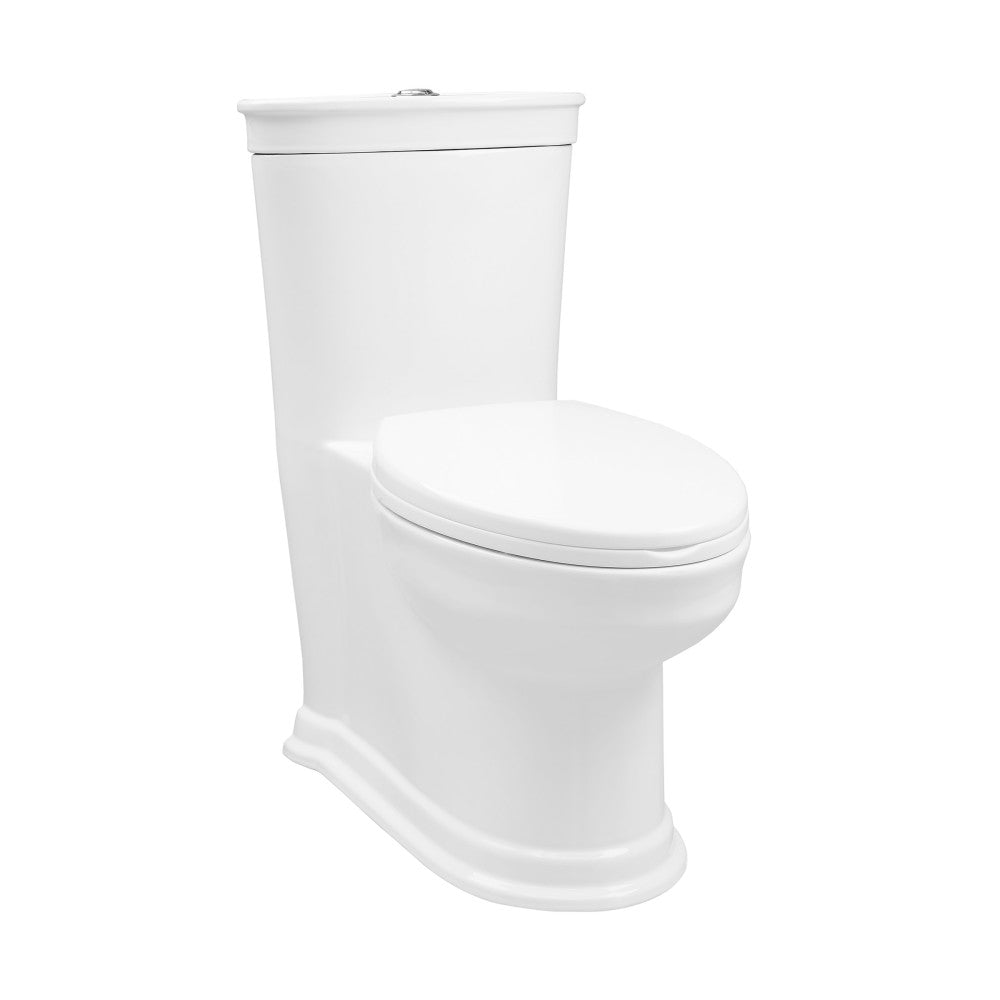 Swiss Madison Santorini One-Piece Elongated Toilet Dual-Flush 1.1/1.6 gpf (6-Pack) SM-1T190-6