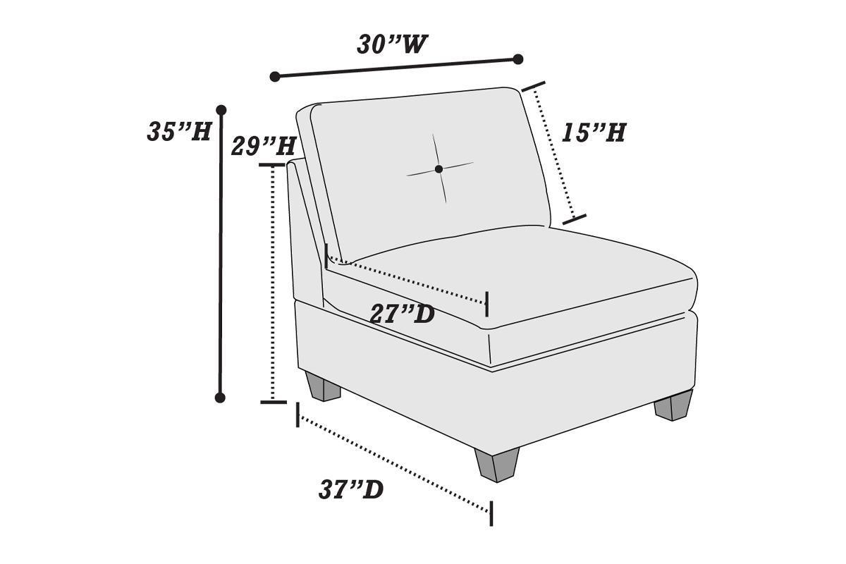 Camel Chenille Fabric Modular Sectional 9pc Set Living Room Furniture Corner Sectional Couch 3x Corner Wedge 4x Armless Chairs and 2x Ottomans Tufted Back Exposed Wooden Base