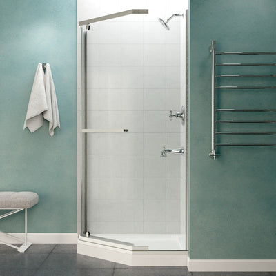 ANZZI Castle Series 49 in. x 72 in. Semi-Frameless Shower Door with TSUNAMI GUARD SD-AZ056-01BN