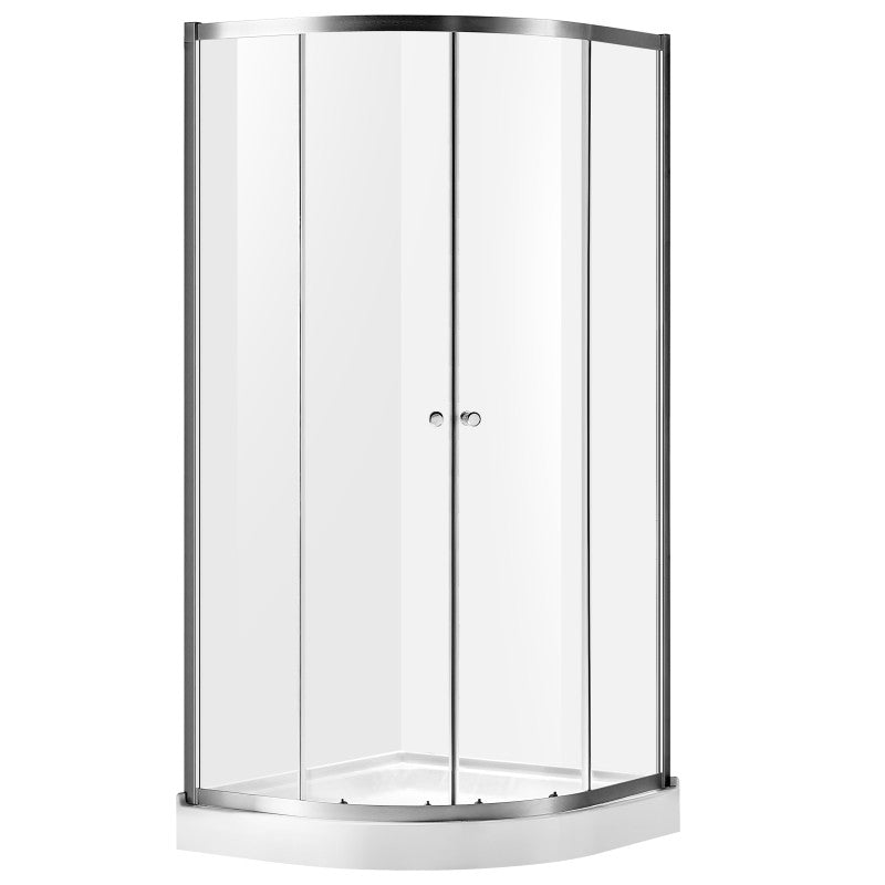 ANZZI Mare 35 in. x 76 in. Framed Shower Enclosure with TSUNAMI GUARD SD-AZ050-01BN